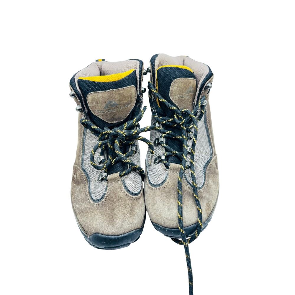 Ozark Trail mens 7.5 leather textile blend comfort work hiking boots